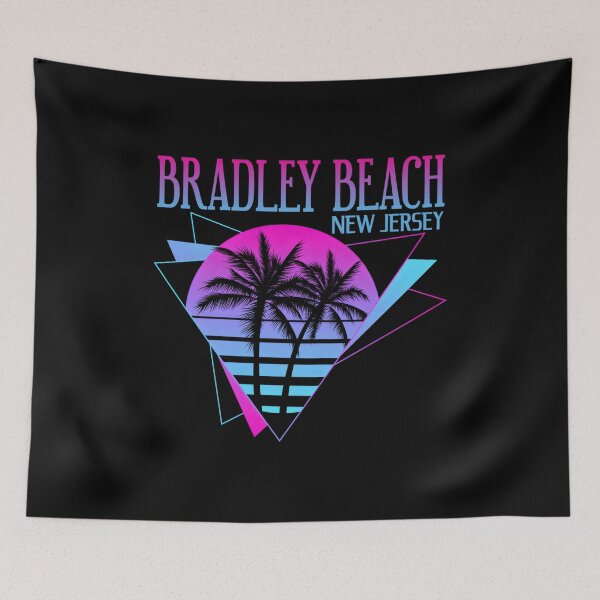 Item preview, Beach Vaporwave Vacation Bradley Beach designed and sold by hzibfldecjq42.