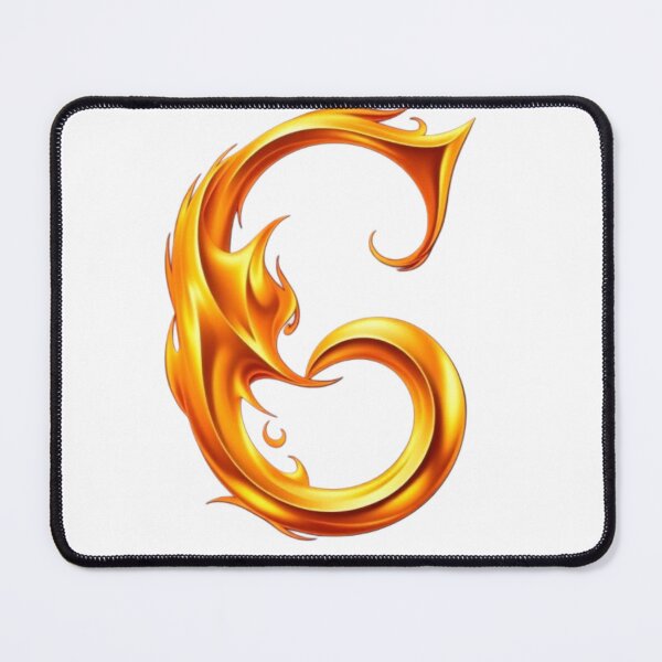 Item preview, Golden Flame Letter G – Luxury 3D Alphabet Design designed and sold by 1TruthMatrix.