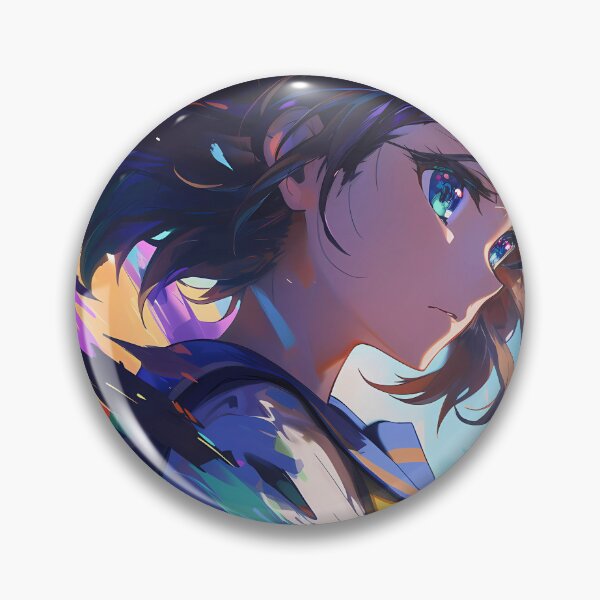 Item preview, Nozomi Kasaki Ohto Ai Wonder Egg Priority Anime Determined Gaze Colorful Burst Sky designed and sold by B5fivemerch.