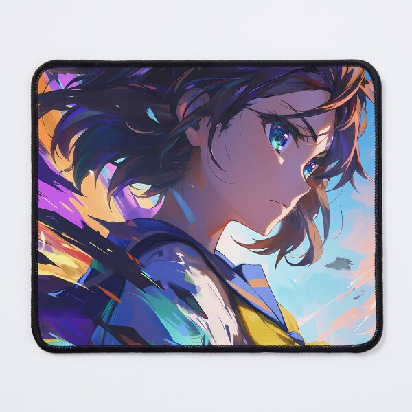 Item preview, Nozomi Kasaki Ohto Ai Wonder Egg Priority Anime Determined Gaze Colorful Burst Sky designed and sold by B5fivemerch.