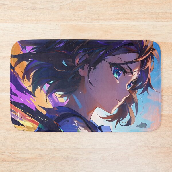 Item preview, Nozomi Kasaki Ohto Ai Wonder Egg Priority Anime Determined Gaze Colorful Burst Sky designed and sold by B5fivemerch.