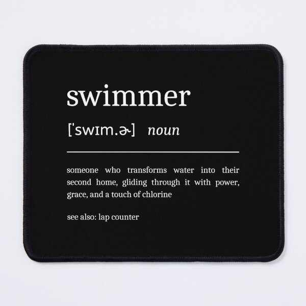 Item preview, Swimming Definition Funny Swim Dictionary Swimmer designed and sold by StrideSuccess.
