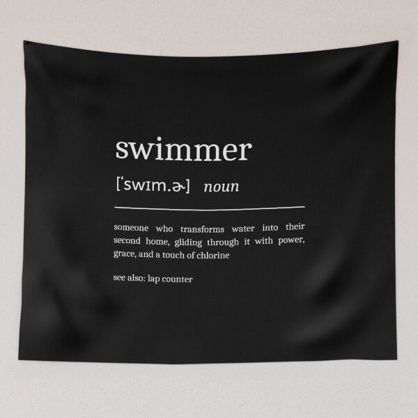 Item preview, Swimming Definition Funny Swim Dictionary Swimmer designed and sold by StrideSuccess.