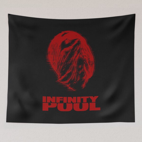 Item preview, Infinity Pool Minimalist Ghostly Horror Inspiration red designed and sold by LapinMagnetik.
