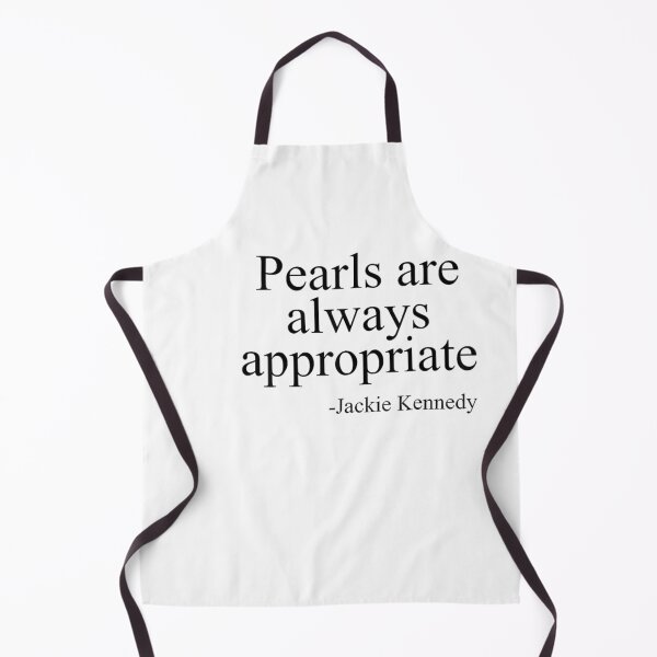 Item preview, Quote "Pearls Are Always Appropriate" Classy Retro designed and sold by StickChic.