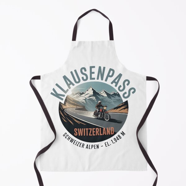 Item preview, Klausenpass Motorcycle Adventure Emblem – Swiss Alps Vintage Road Rider Badge designed and sold by VividOrganica.