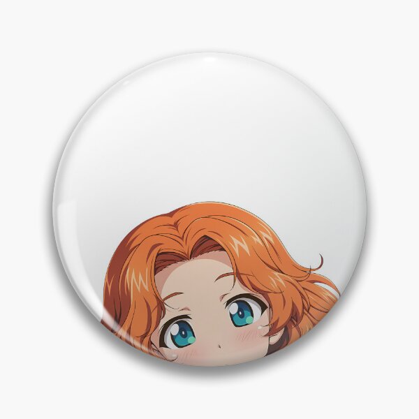 Item preview, Orange Pekoe Girls und Panzer Anime Chibi Peek Curiosity designed and sold by B5fivemerch.