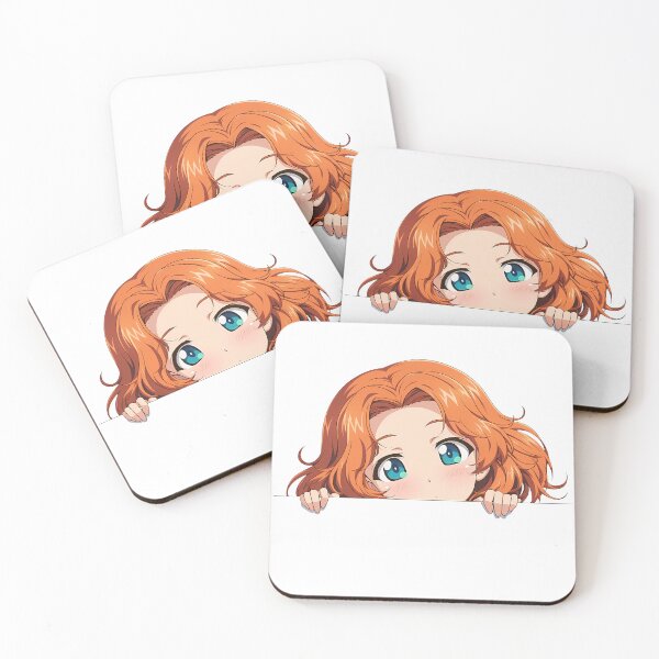 Artikelvorschau, Orange Pekoe Girls und Panzer Anime Chibi Peek Curiosity entworfen und verkauft von B5fivemerch.