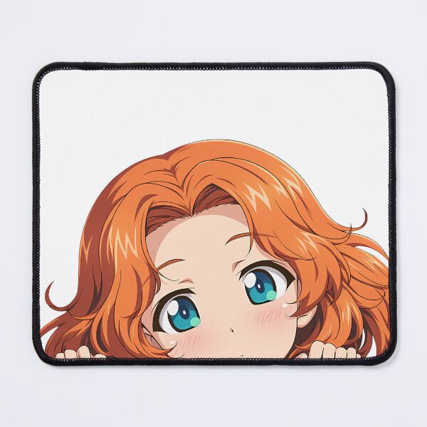 Item preview, Orange Pekoe Girls und Panzer Anime Chibi Peek Curiosity designed and sold by B5fivemerch.