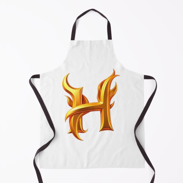 Item preview, Golden Flame Letter H – Luxury 3D Alphabet Design designed and sold by 1TruthMatrix.