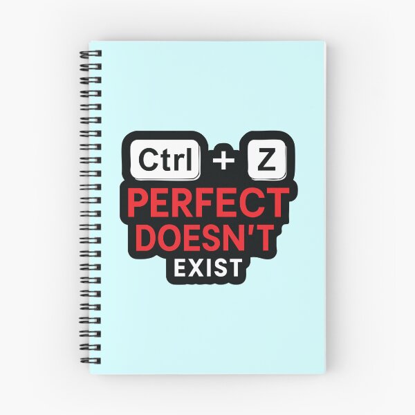 Item preview, Ctrl Z Deshacer Perfecto No Existe Diseño de Cita Divertida designed and sold by graphicnew.