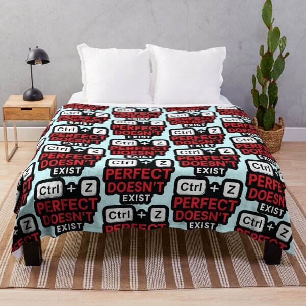 Item preview, Ctrl Z Undo Perfect Doesn’t Exist Funny Quote Design designed and sold by graphicnew.