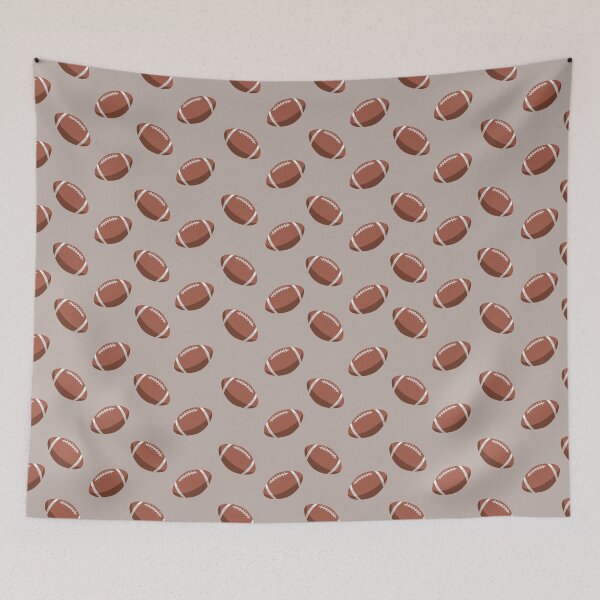 Item preview, Footballs on Pale Brown  designed and sold by KSimpson838.