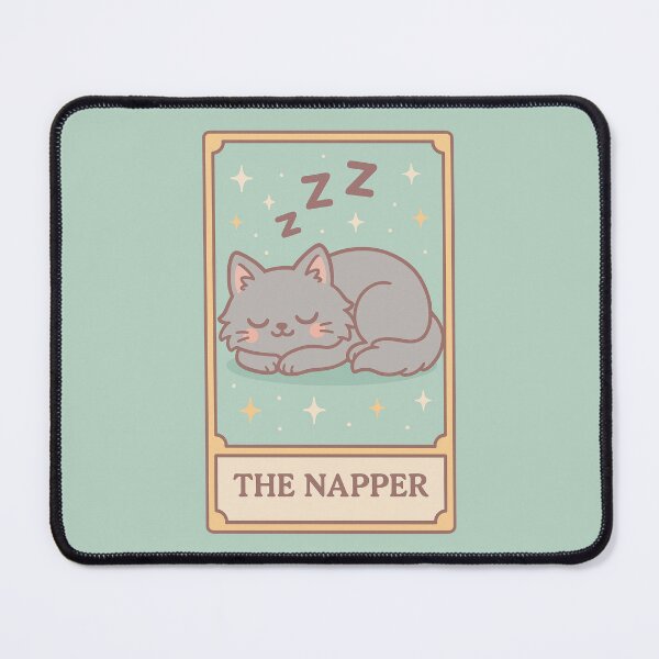Item preview, The Napper – Pastel Cat Tarot Card designed and sold by wwshd.