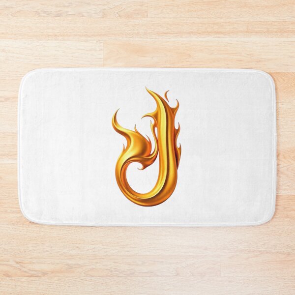 Item preview, Golden Flame Letter I – Luxury 3D Alphabet Design designed and sold by 1TruthMatrix.