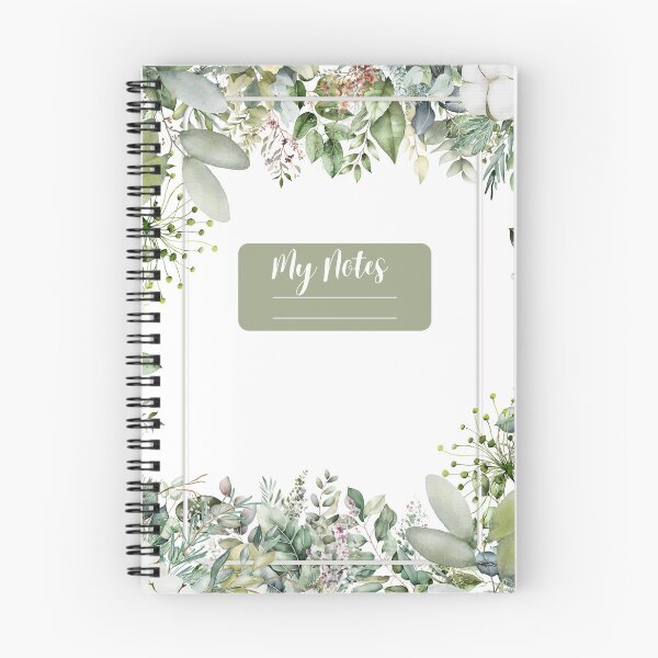 Item preview, Elegant Floral Notebook Design for Daily Creative Inspiration designed and sold by VisualArtworx.