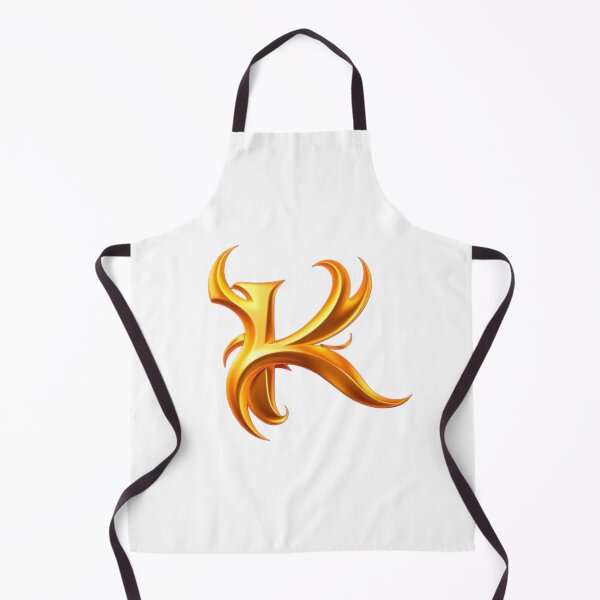 Item preview, Golden Flame Letter K – Luxury 3D Alphabet Design designed and sold by 1TruthMatrix.