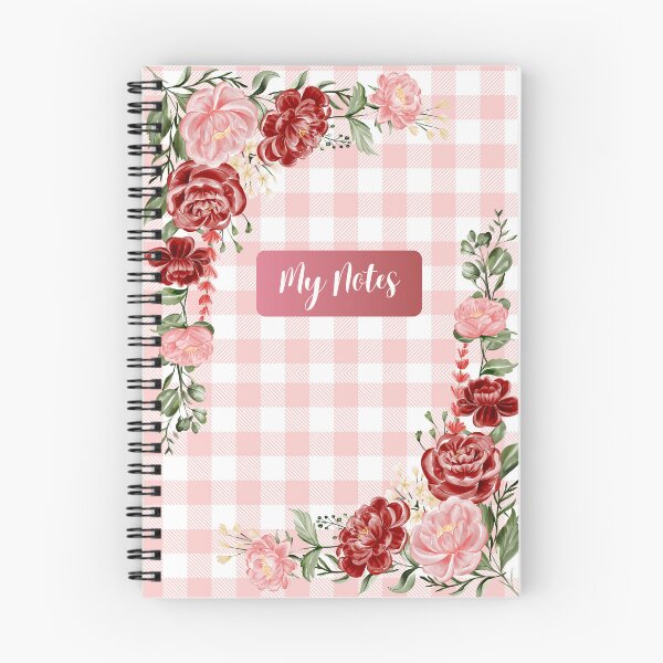 Item preview, Elegant Floral Notebook Design for Daily Creative Inspiration 4 designed and sold by VisualArtworx.
