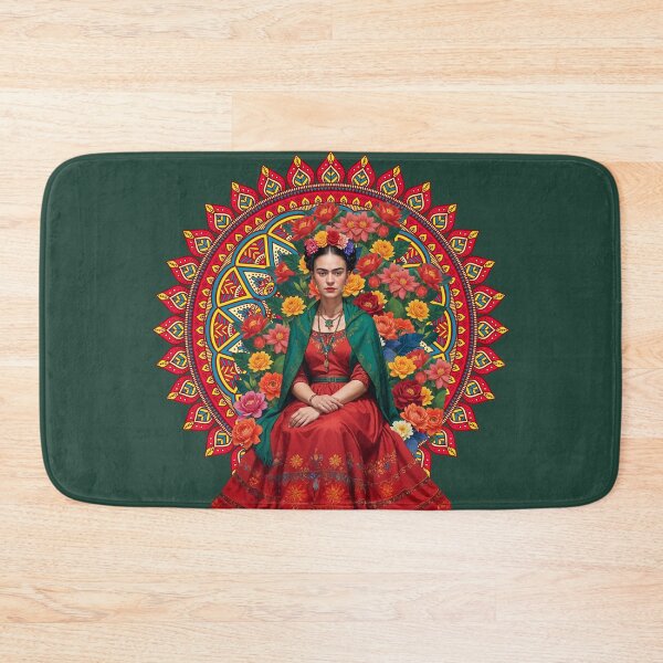 Item preview, Frida Kahlo Red Rose ,Frida Kahlo Red Mandala designed and sold by TeeARTHY.