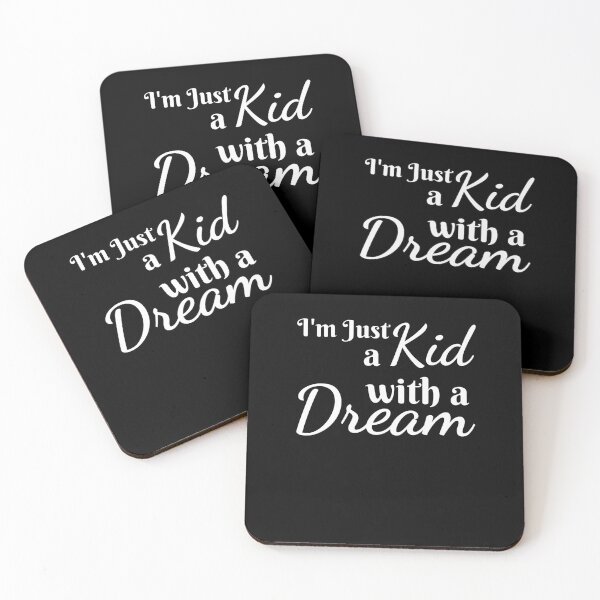 Item preview, I'm just a kid with a dream inspirational motivational designed and sold by snowry.