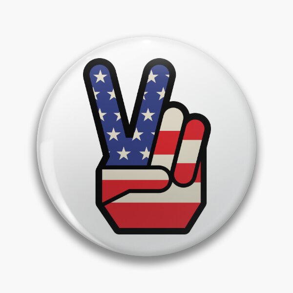 Item preview, US Flag Peace Sign designed and sold by Captain Banjo.