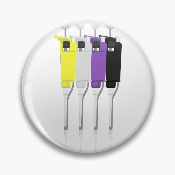 Item preview, Non-binary Pride Micropipettes designed and sold by emmacatwheels.