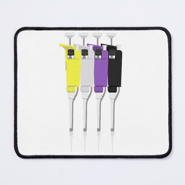 Item preview, Non-binary Pride Micropipettes designed and sold by emmacatwheels.
