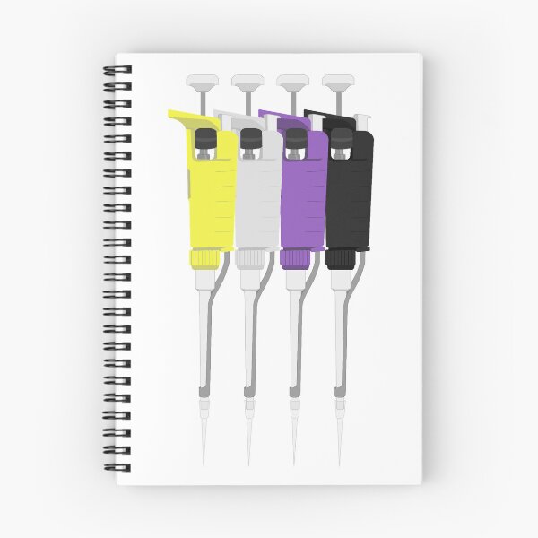 Item preview, Non-binary Pride Micropipettes designed and sold by emmacatwheels.