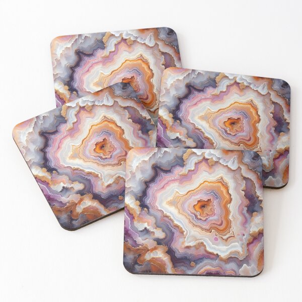 Item preview, 'A Golden Bloom in Geode Reverie' designed and sold by LittlePaws2.