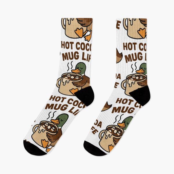 Item preview, Mug Life Hot Cocoa Funny Duck Winter Design designed and sold by TeeTimeTreasure.