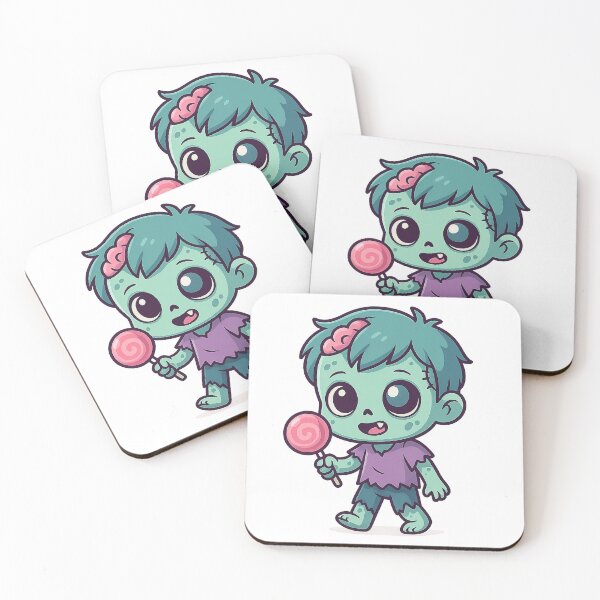 Aperçu de l'œuvre Mignon Chibi Zombie avec une sucette créée et vendue par Everyday Motif.