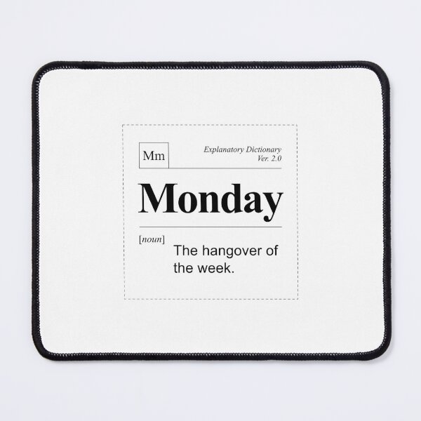 Item preview, Monday - Word of a Day designed and sold by oops-I-drew-again.