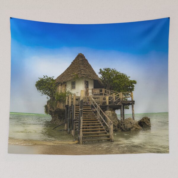 Item preview, The Rock Restaurant Zanzibar Exotic Island Photo designed and sold by Amanda's Factory.