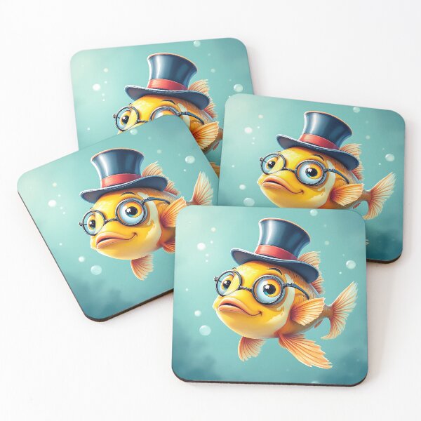 Item preview, Funny Classy Goldfish designed and sold by roxysnextgenart.