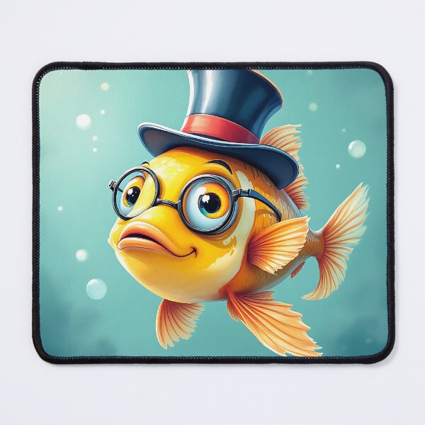 Item preview, Funny Classy Goldfish designed and sold by roxysnextgenart.