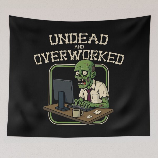 Item preview, Undead And Overworked Dks designed and sold by Alema Art.