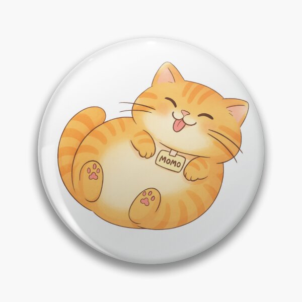 Item preview, Funny Kawaii Orange Tabby Cat “MoMo” designed and sold by AFRUKSOODJAI.