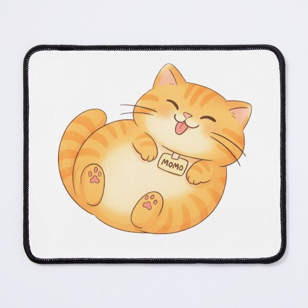 Item preview, Funny Kawaii Orange Tabby Cat “MoMo” designed and sold by AFRUKSOODJAI.