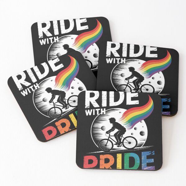 Item preview, Ride With Pride LGBT Lesbian Witch Gay Rainbow Halloween  designed and sold by Charidana.