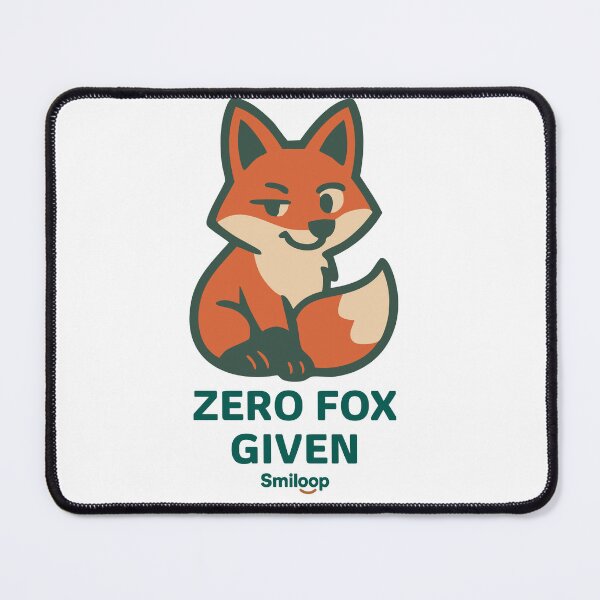 Item preview, Zero Fox Given – Cute Fox Design designed and sold by Smiloop Kivivi.
