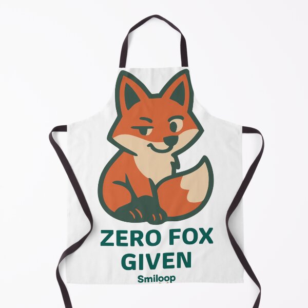 Item preview, Zero Fox Given – Cute Fox Design designed and sold by Smiloop Kivivi.