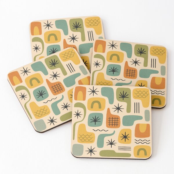 Item preview, Mid Century Modern Summer Starburst Pattern designed and sold by tonymagnerart.