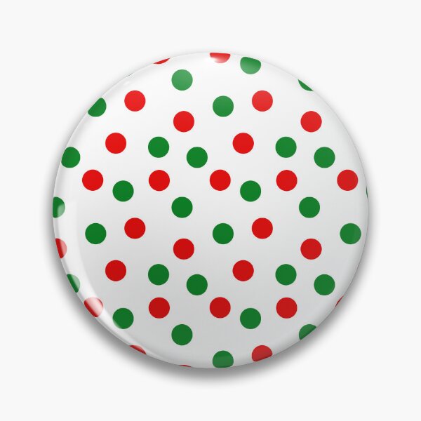 Item preview, Red Green Christmas Dots All Over designed and sold by Feeling Artsy.