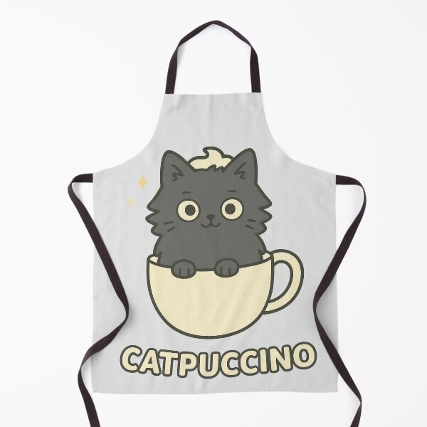 Item preview, Catpuccino – Cute Cat in Coffee Cup designed and sold by wwshd.