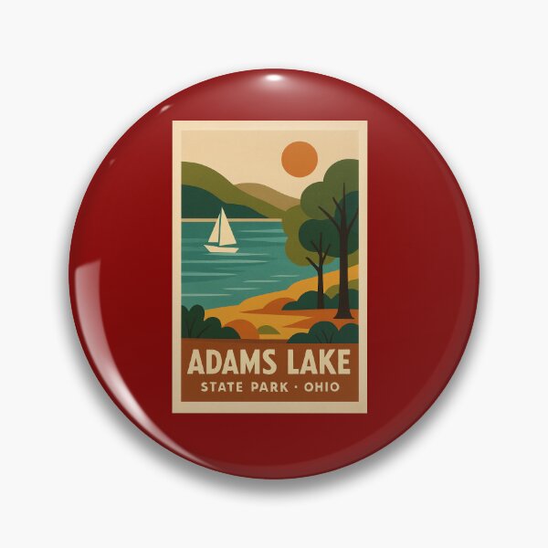 Item preview, Adams Lake State Park  designed and sold by Broken Antler Designs .
