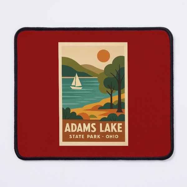Item preview, Adams Lake State Park designed and sold by Broken Antler Designs .
