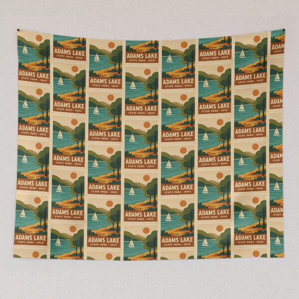 Item preview, Adams Lake State Park  designed and sold by Broken Antler Designs .