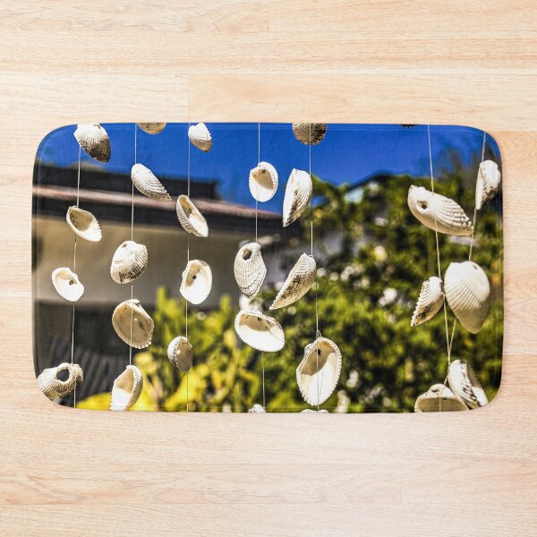 Item preview, Seashell wind chime tropical decor photo Zanzibar designed and sold by Amanda's Factory.