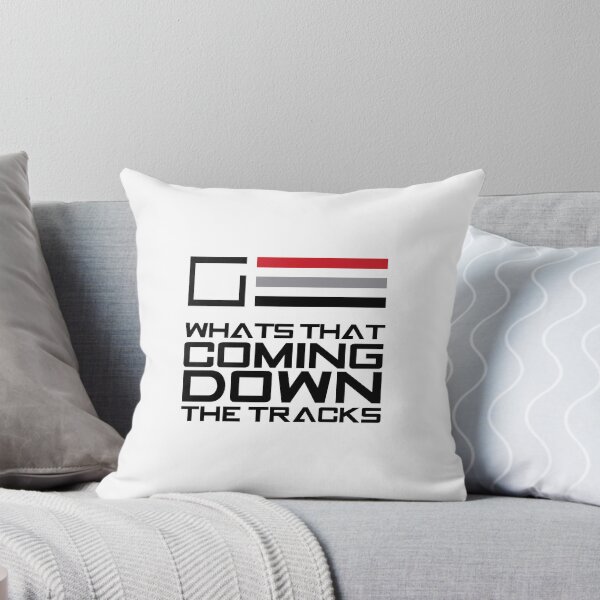 Item preview, UGA Football What's the Coming Down the Tracks, It's a Mean Machine in Red and Black designed and sold by PUSH Proper Prints.