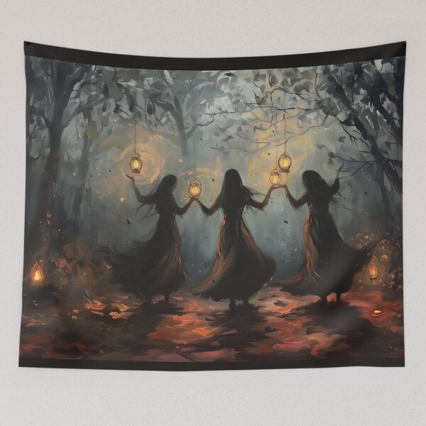 Item preview, Witches dancing in the forest designed and sold by Hartbecke.